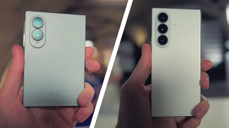 Samsung Galaxy Z Fold 8 and Z Fold 8 Ultra side by side