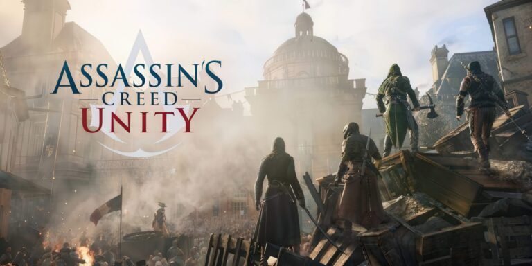 Assassin's Creed co-op game AC League cancellation news, featuring a group of players playing a co-op game with a disappointed expression, symbolising the end of the AC League project, with a dark colour scheme and a sense of sadness in the background, highlighting the impact of the cancellation on the gaming community