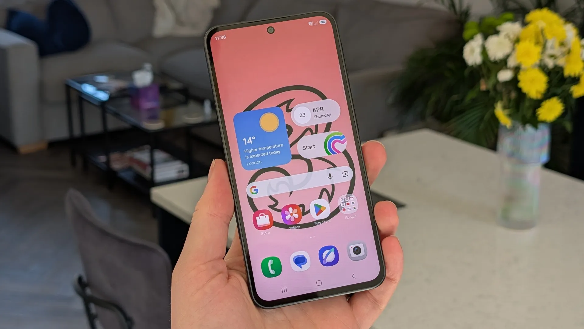 Smartphone with Wi-Fi Calling icon