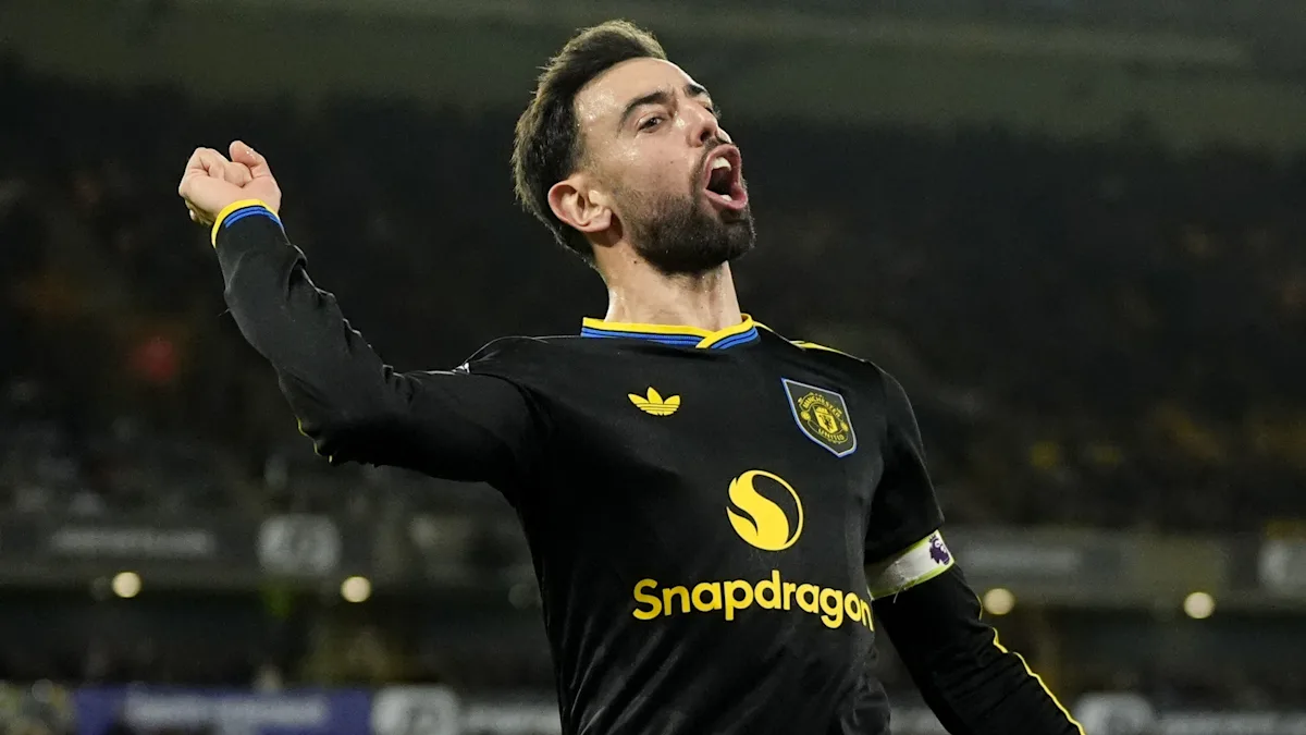 Man Utd players in action without Bruno Fernandes