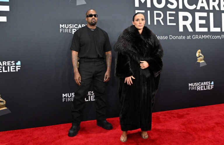 Kanye West and Bianca Censori attend a public event together, with a caption that reads 'Kanye West's generous gesture towards Bianca Censori's rehab journey', the image depicts a supportive and caring atmosphere, with a focus on the importance of mental health and wellness, and the role of celebrity figures in raising awareness about these issues