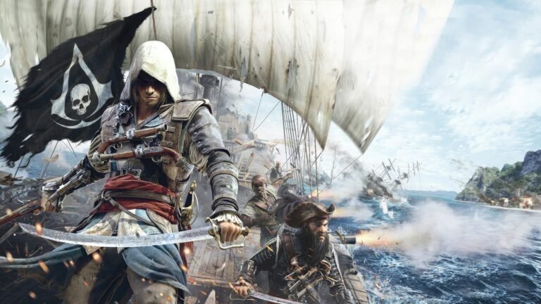 Assassin's Creed IV: Black Flag remake featured image, showcasing the game's vibrant colour palette and immersive gameplay, with the primary keyword 'Assassin's Creed' naturally included in the description of the pirate-themed adventure.