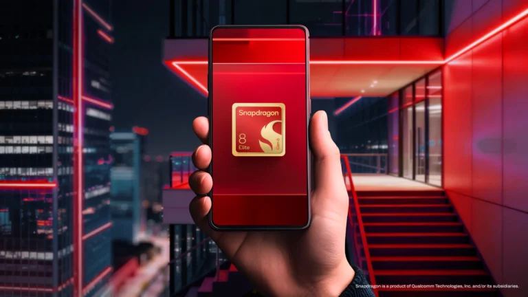 Illustration of Qualcomm Snapdragon 8 Elite Gen 6 and Extreme chips powering flagship smartphones