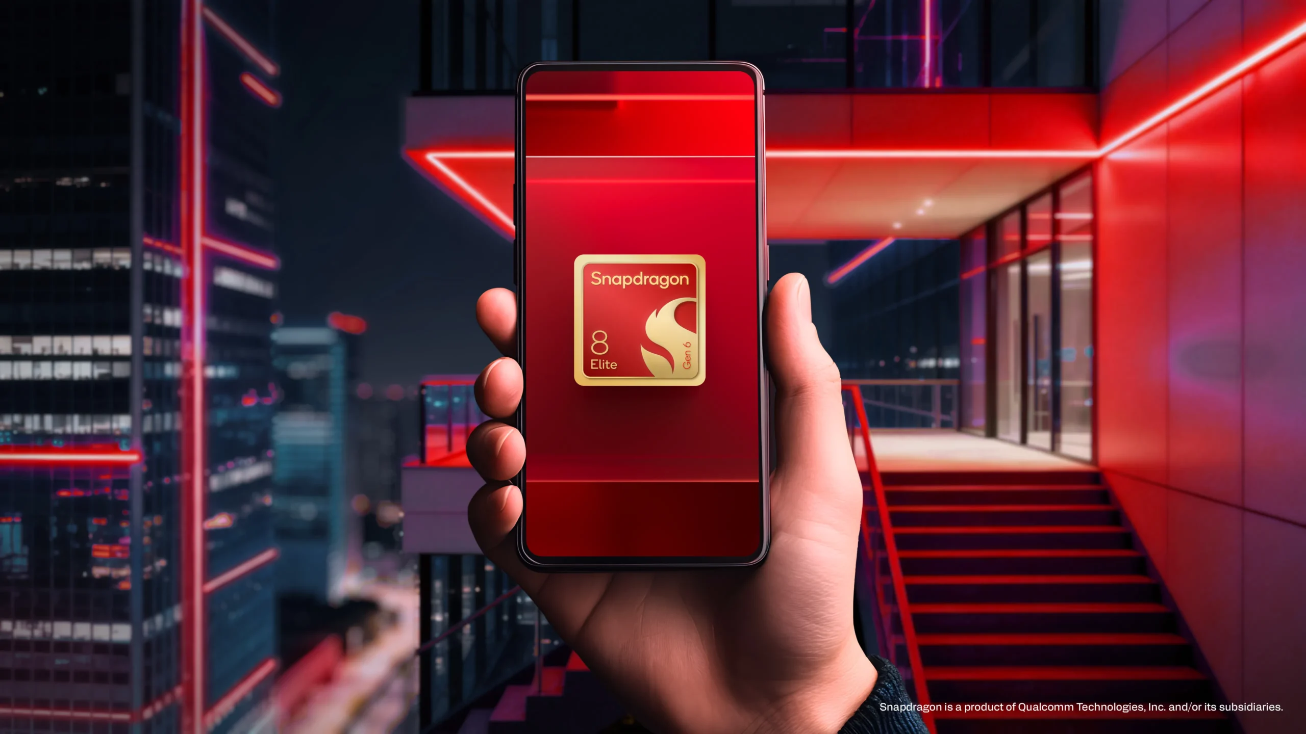 Illustration of Qualcomm Snapdragon 8 Elite Gen 6 and Extreme chips powering flagship smartphones