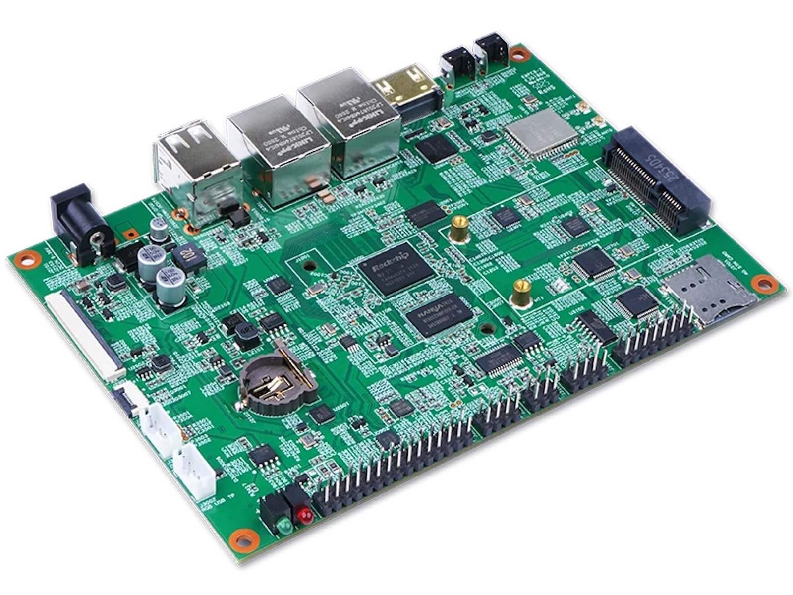 The DB3506 single-board computer, a durable and reliable device with a wide range of ports and features, capable of withstanding extreme temperatures and ideal for outdoor or industrial applications