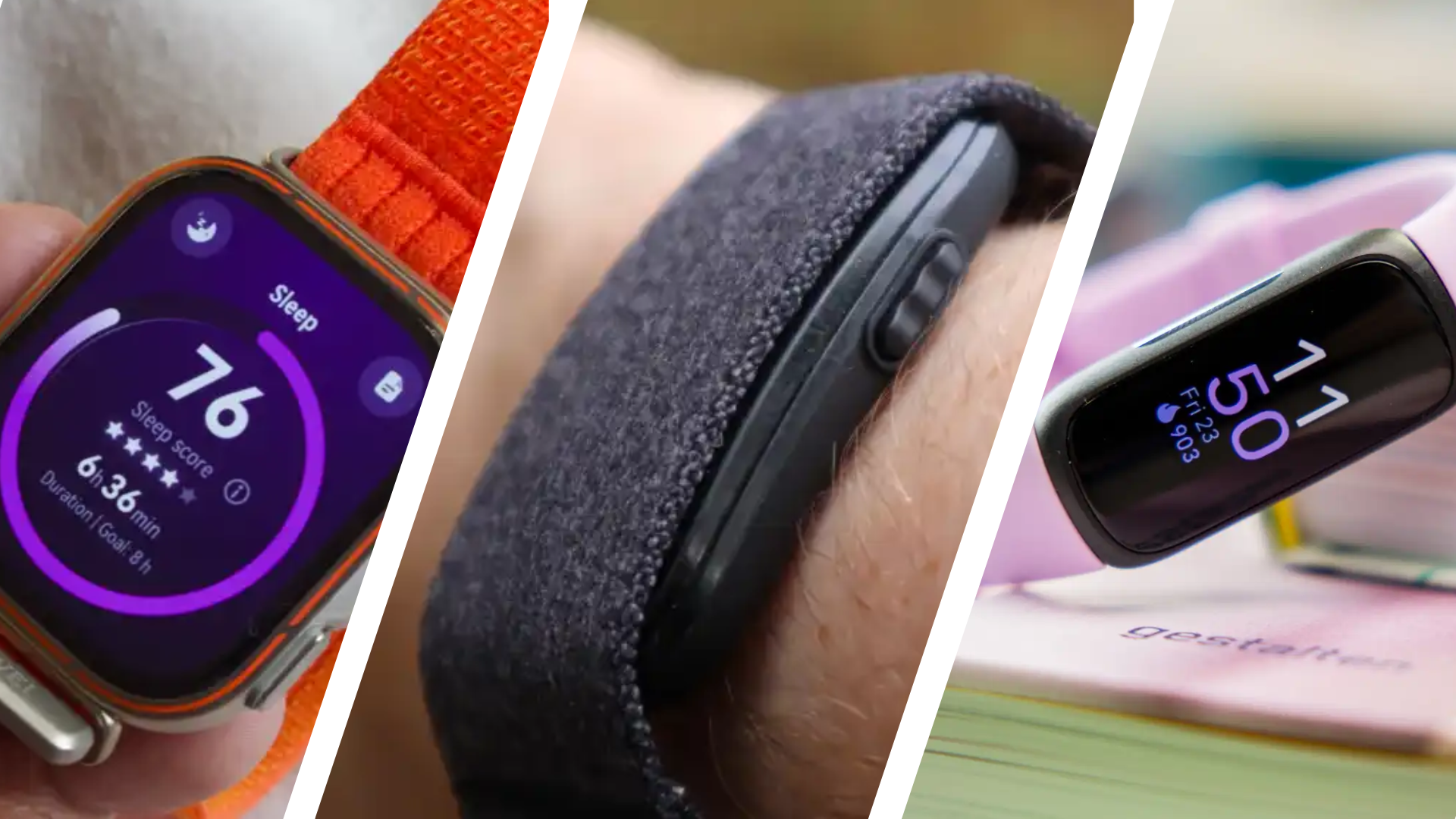 Collection of popular 2026 fitness trackers displayed on a wrist