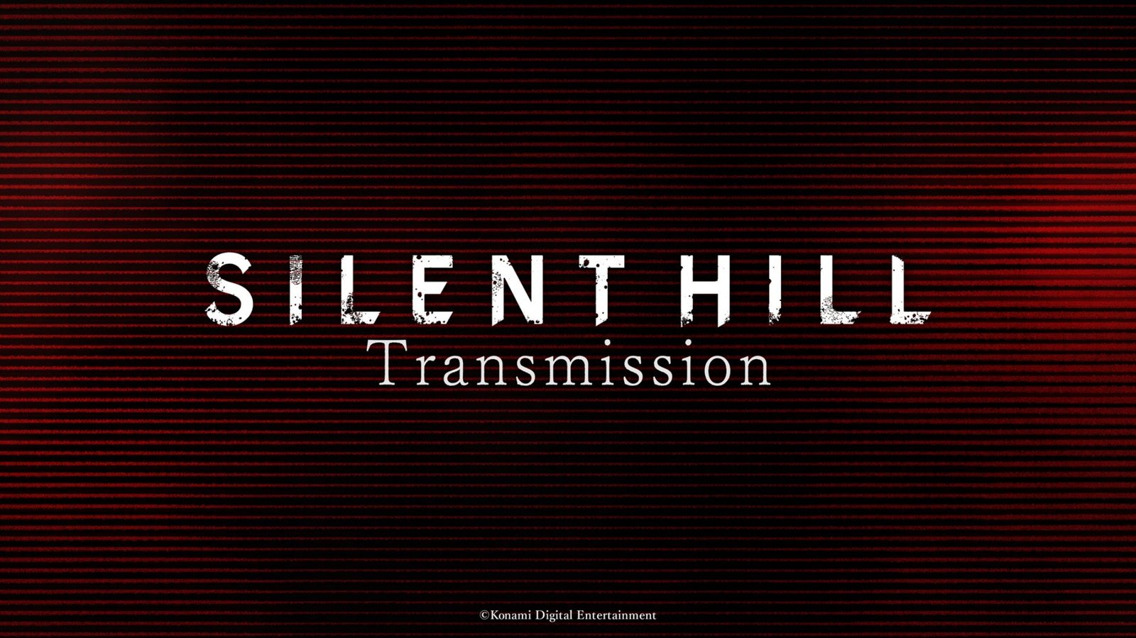A dark and eerie image of the Silent Hill logo, with a faint image of a haunted town in the background, representing the upcoming Silent Hill Transmission event and the latest instalment in the Silent Hill series, Silent Hill: Townfall