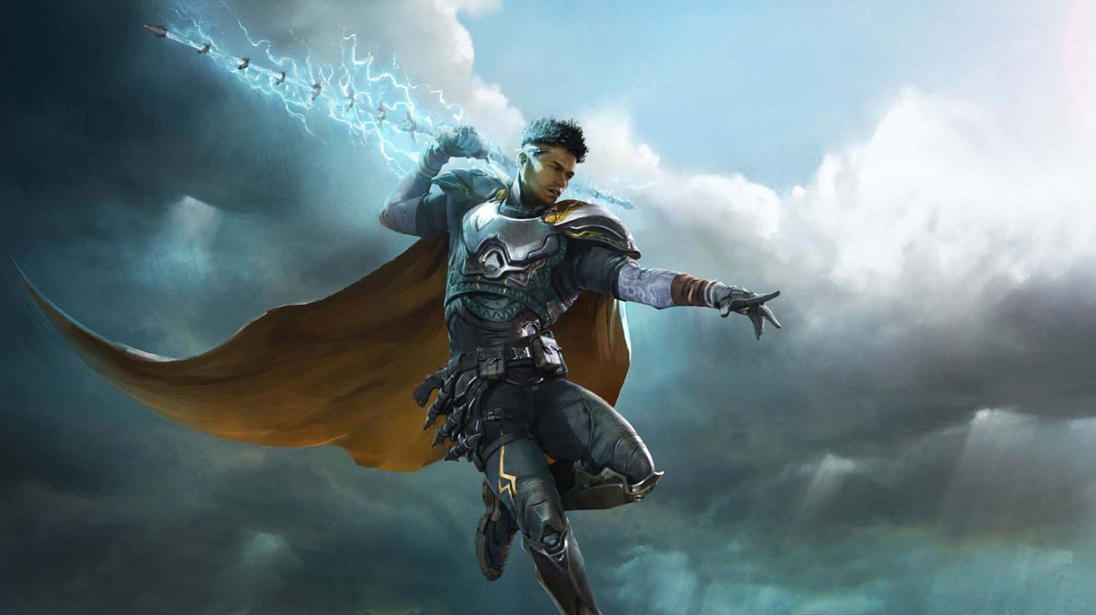 Highguard gameplay screenshot, featuring a first-person shooter scenario with a team of players working together to complete an objective, set against a backdrop of a futuristic cityscape with sleek skyscrapers and advanced technology, highlighting the game's innovative gameplay mechanics and immersive environment