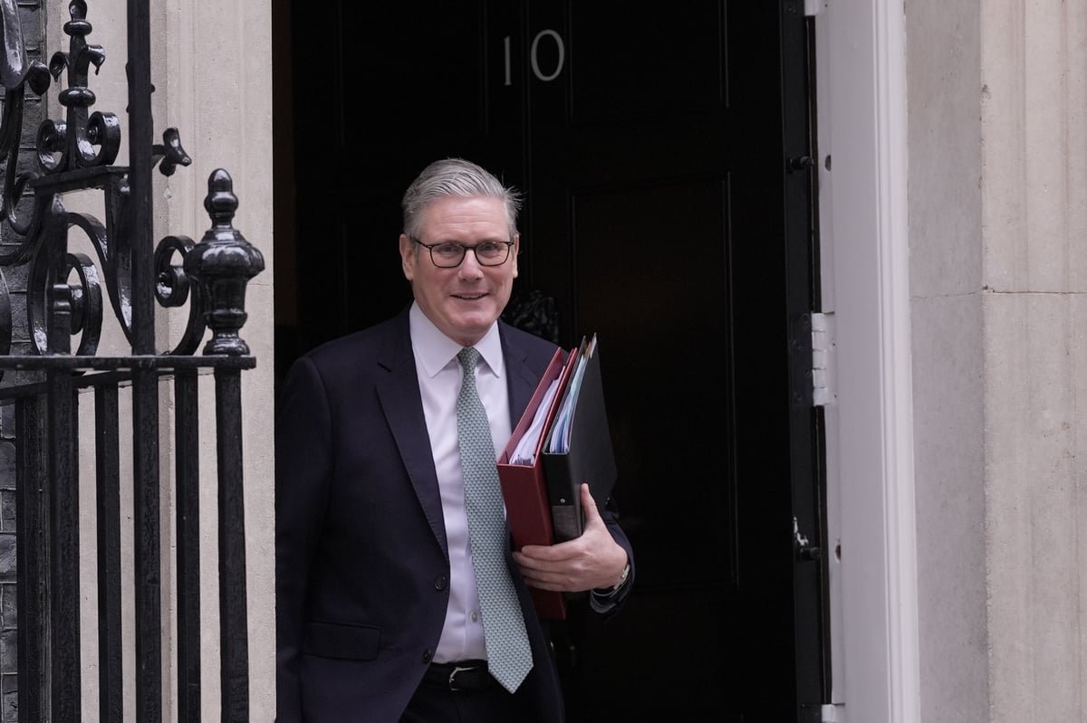 Keir Starmer looking concerned, with a blurred background of the UK parliament, highlighting the current state of UK politics and the need for government transparency