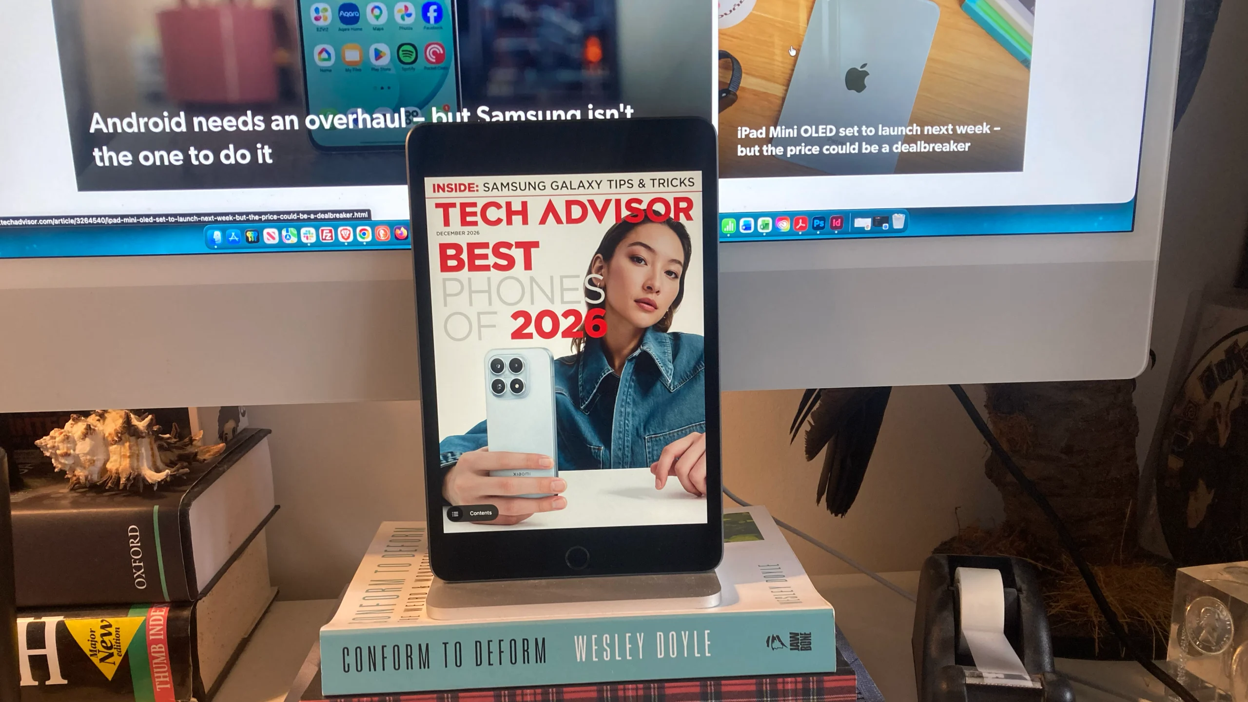 Cover of Tech Advisor December 2026 magazine featuring smartphone lineup