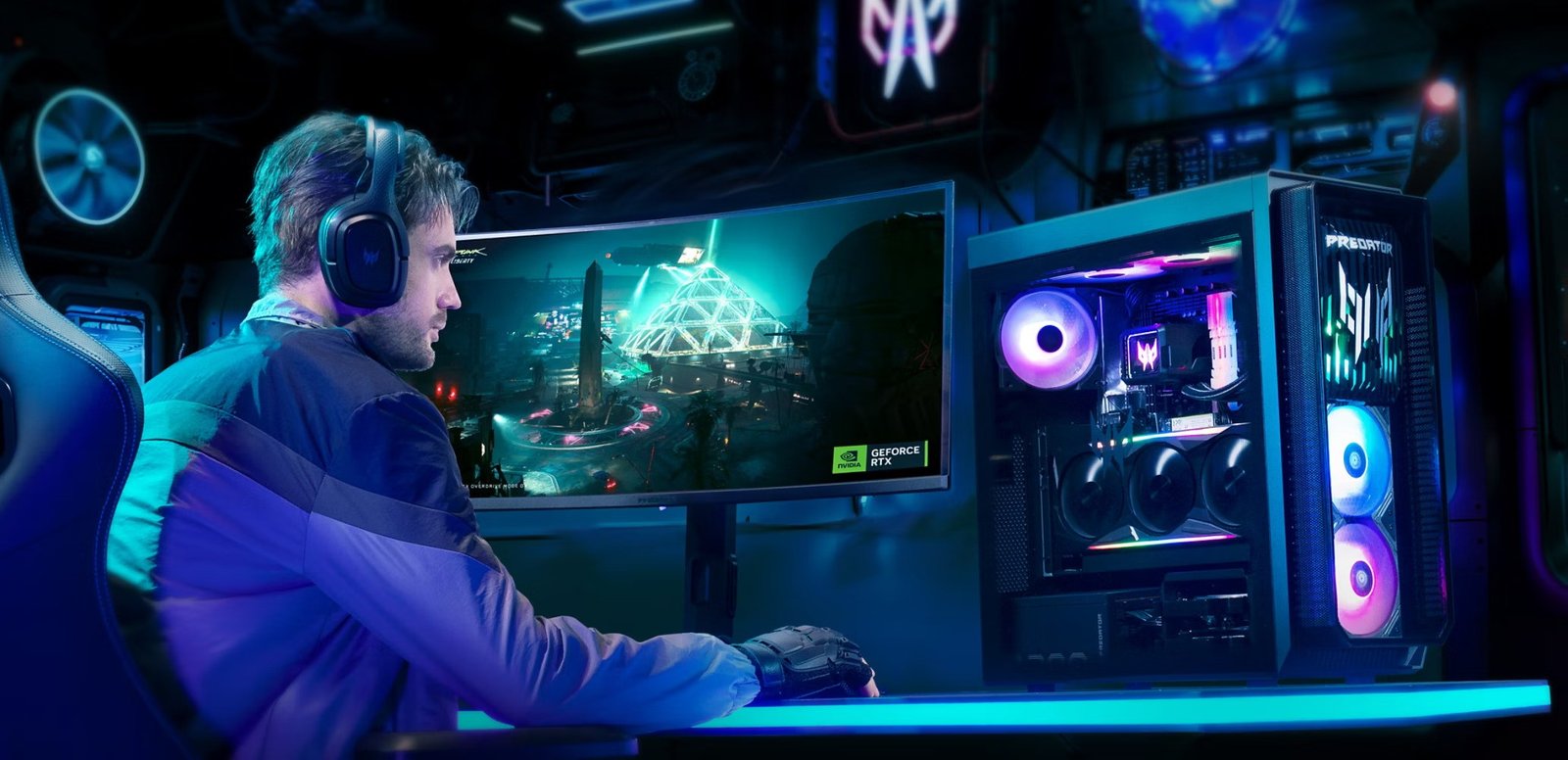 Acer Predator gaming laptop with rising memory and SSD costs in the background, representing the price hike announced by Acer due to increasing component costs