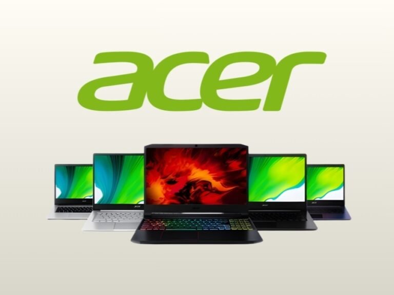 Acer logo with a graph showing the increase in product prices due to the memory crisis, highlighting the impact on the technology industry and consumer behaviour