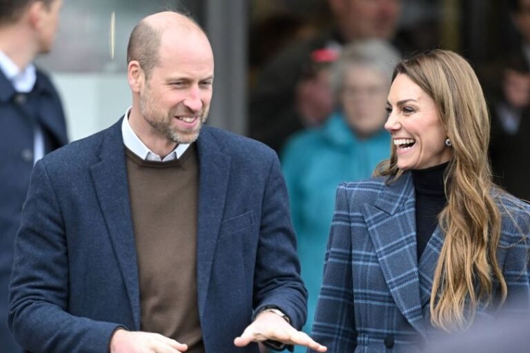 A photo of Prince William and Kate Middleton, the royal couple, standing together, a symbol of their love and commitment to each other, during their private battle, with a beautiful colour palette in the background, as they analyse their situation and find a way forward