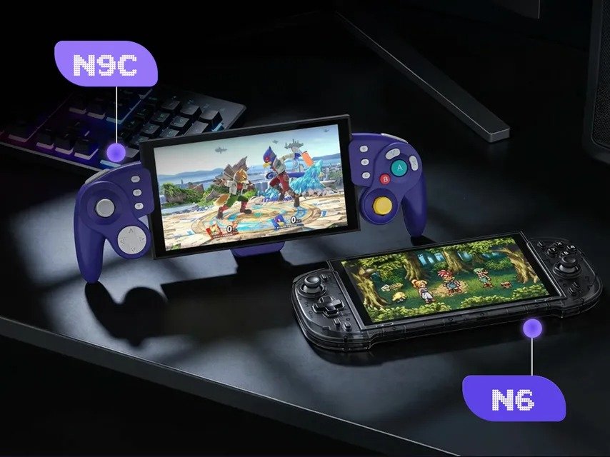 Abxylute N6 and N9C Nintendo Switch 2 controllers with GameCube-like design and improved features for enhanced gaming experience