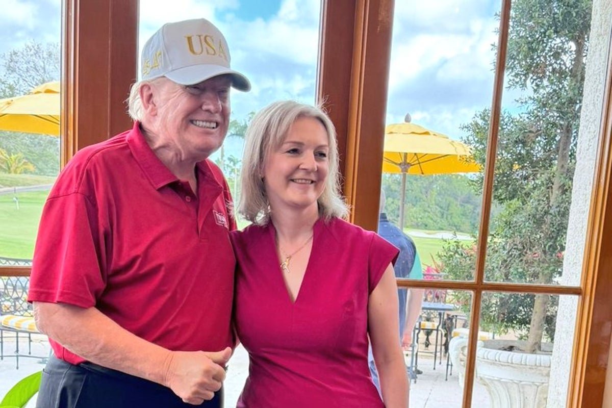 Liz Truss and Donald Trump share a photo, highlighting their apparent camaraderie and shared views on politics and behaviour, with a focus on UK-US relations and social media