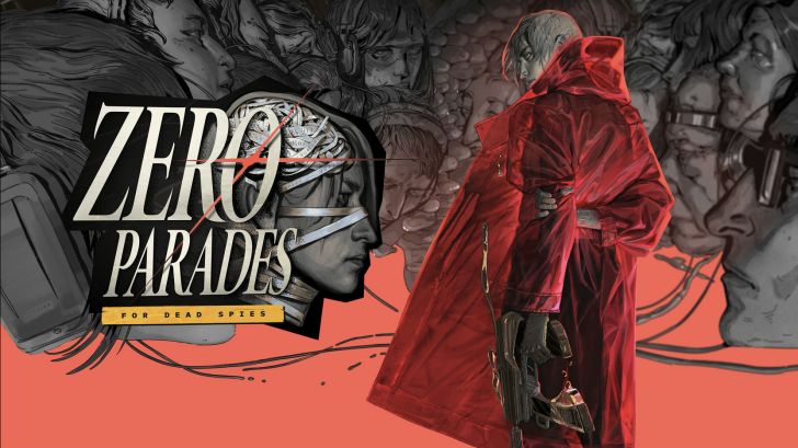 A screenshot of Zero Parades: For Dead Spies, showcasing the game's unique art style and espionage setting, with a focus on the primary keyword phrase 'Zero Parades'