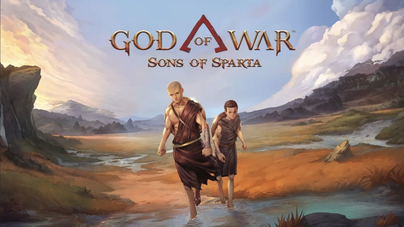 God of War: Sons of Sparta featured image, showing Kratos in a 2.5D environment, with a dark and gritty colour scheme, the primary keyword is God of War, the image is descriptive and attention-grabbing, with a focus on the game's protagonist and the new 2.5D format