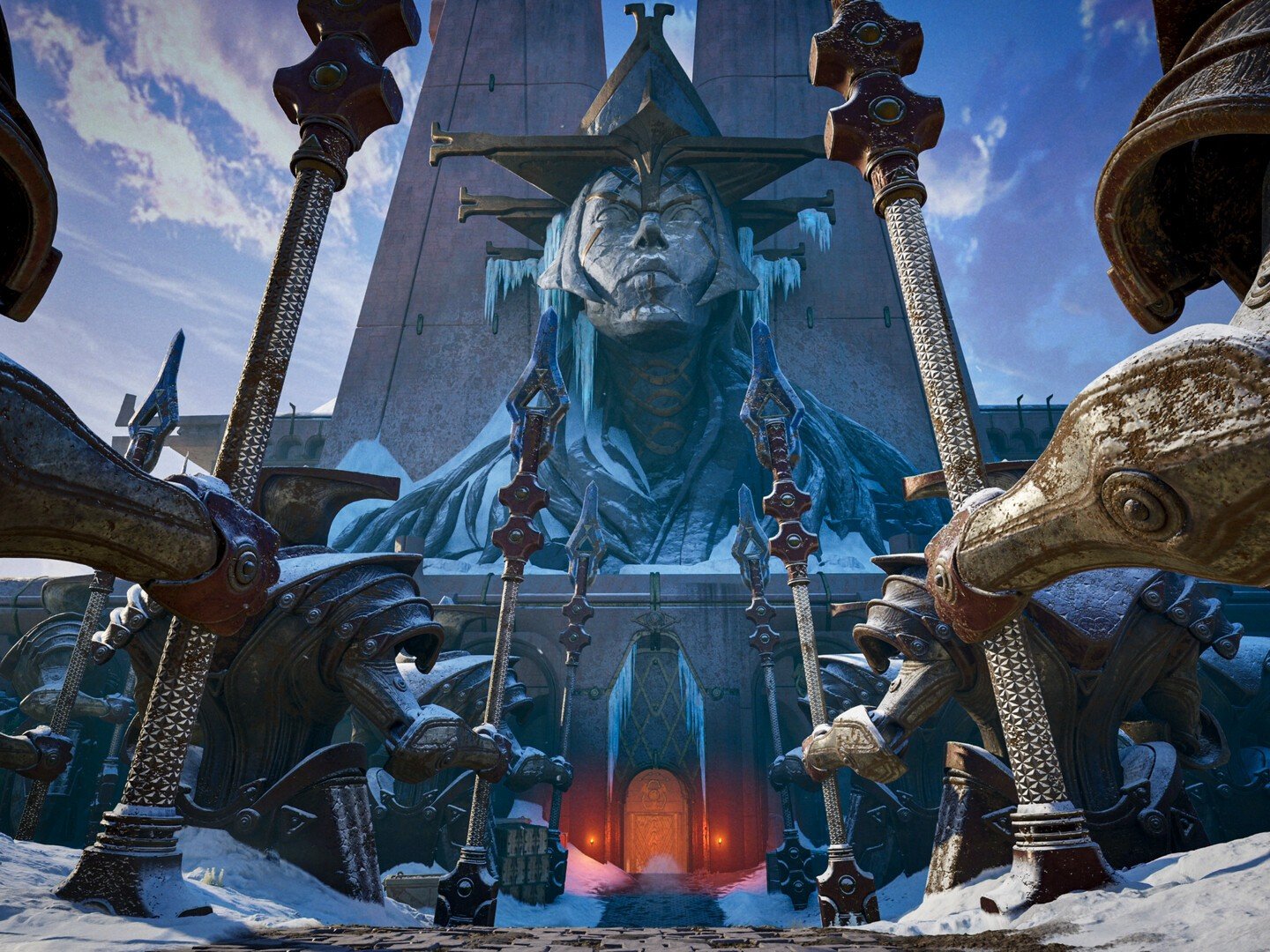 Highguard website shutdown screenshot, featuring a static page with a error message, sparking concern among players about the game's future, with a dark colour scheme and ominous tone, highlighting the uncertainty and frustration of the gaming community