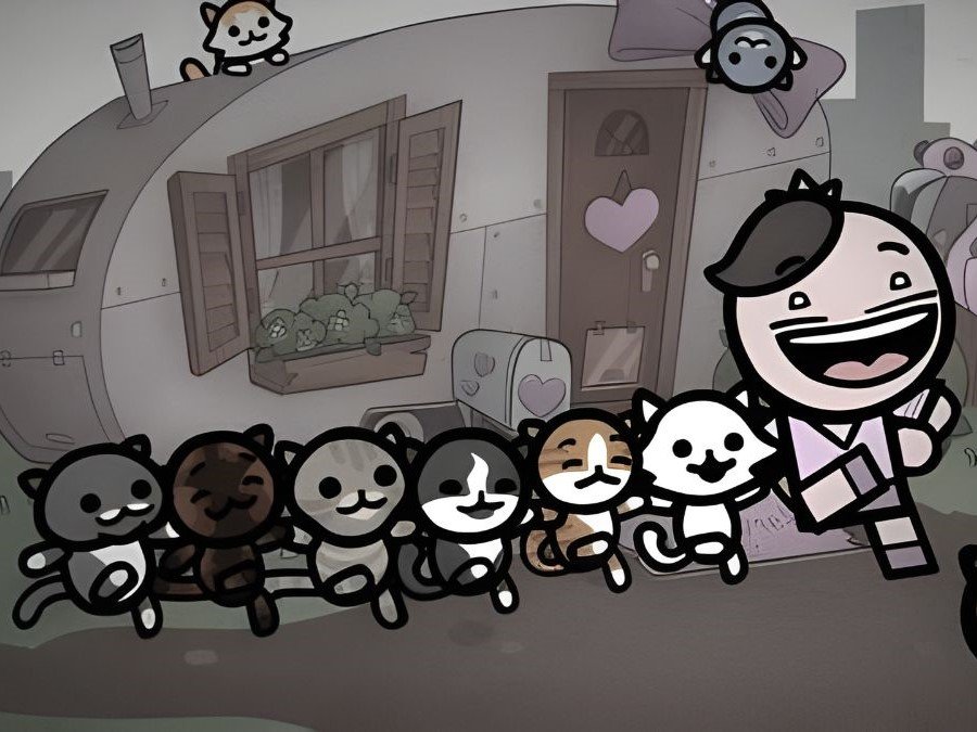 Mewgenics gameplay screenshot featuring colourful graphics and unique gameplay mechanics, with a cat-like creature in the centre of the screen, surrounded by vibrant colours and exciting sound effects