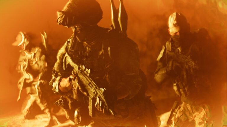 Battlefield 6 Season 2 featured image, showcasing the new Contaminated map and VL-7 hallucinogenic gas, with a dark and gritty colour palette, and a sense of intense action and behaviour, as players navigate the treacherous terrain