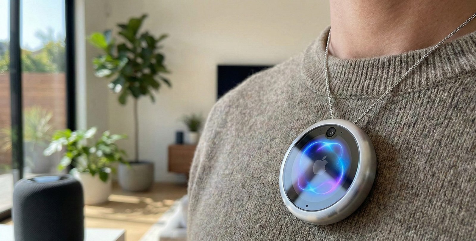 Apple's new AI pendant is a small, discreet device that's roughly the size of an AirTag, featuring multiple cameras, a speaker, microphones, and wireless charging, and is expected to work in tandem with the camera-equipped AirPods Pro to provide a seamless AI experience