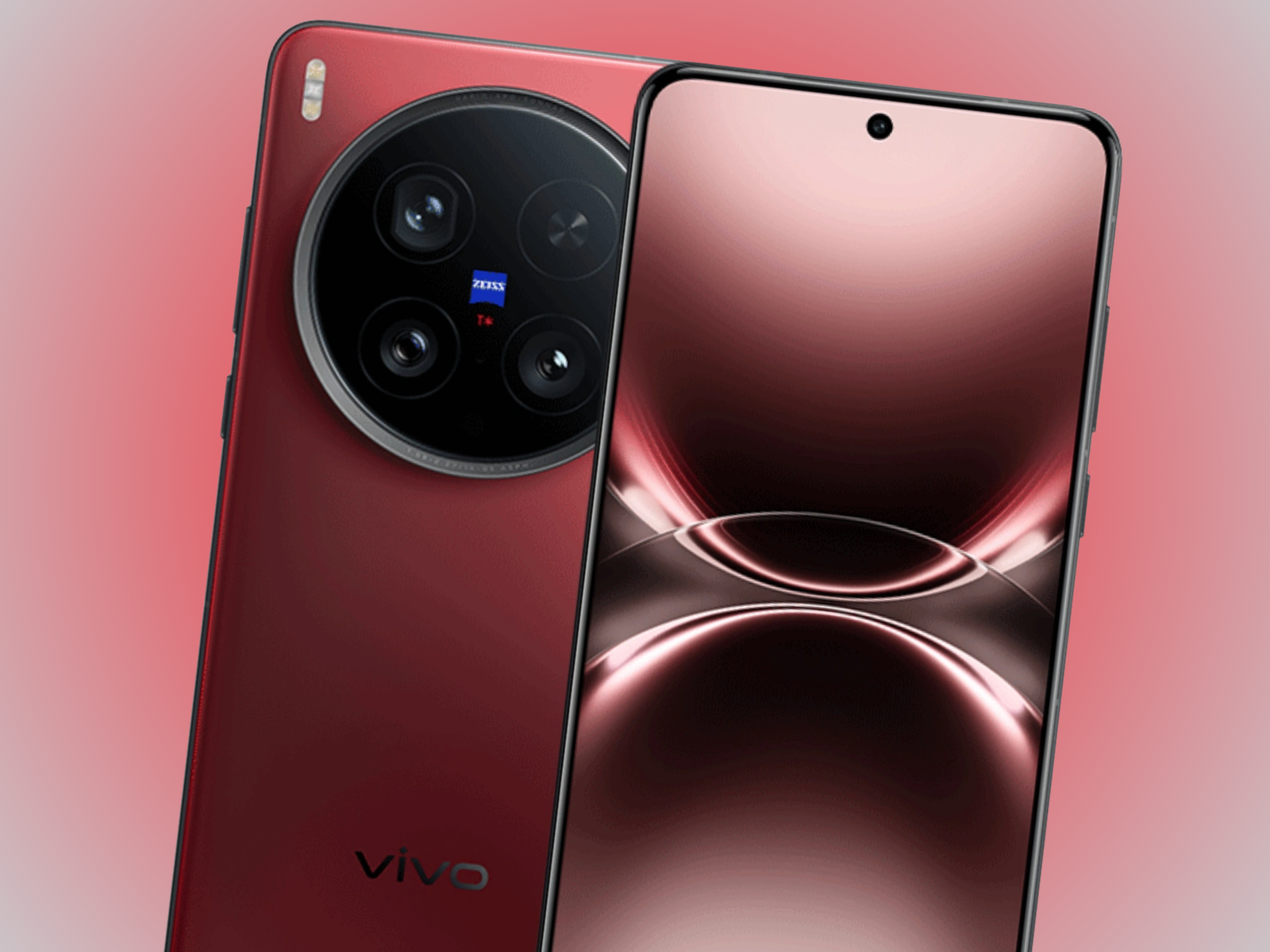 The Vivo X300 Ultra and X300 FE smartphones are displayed in a store, showcasing their sleek designs and vibrant colour options, with a focus on the flagship Vivo X300 Ultra model