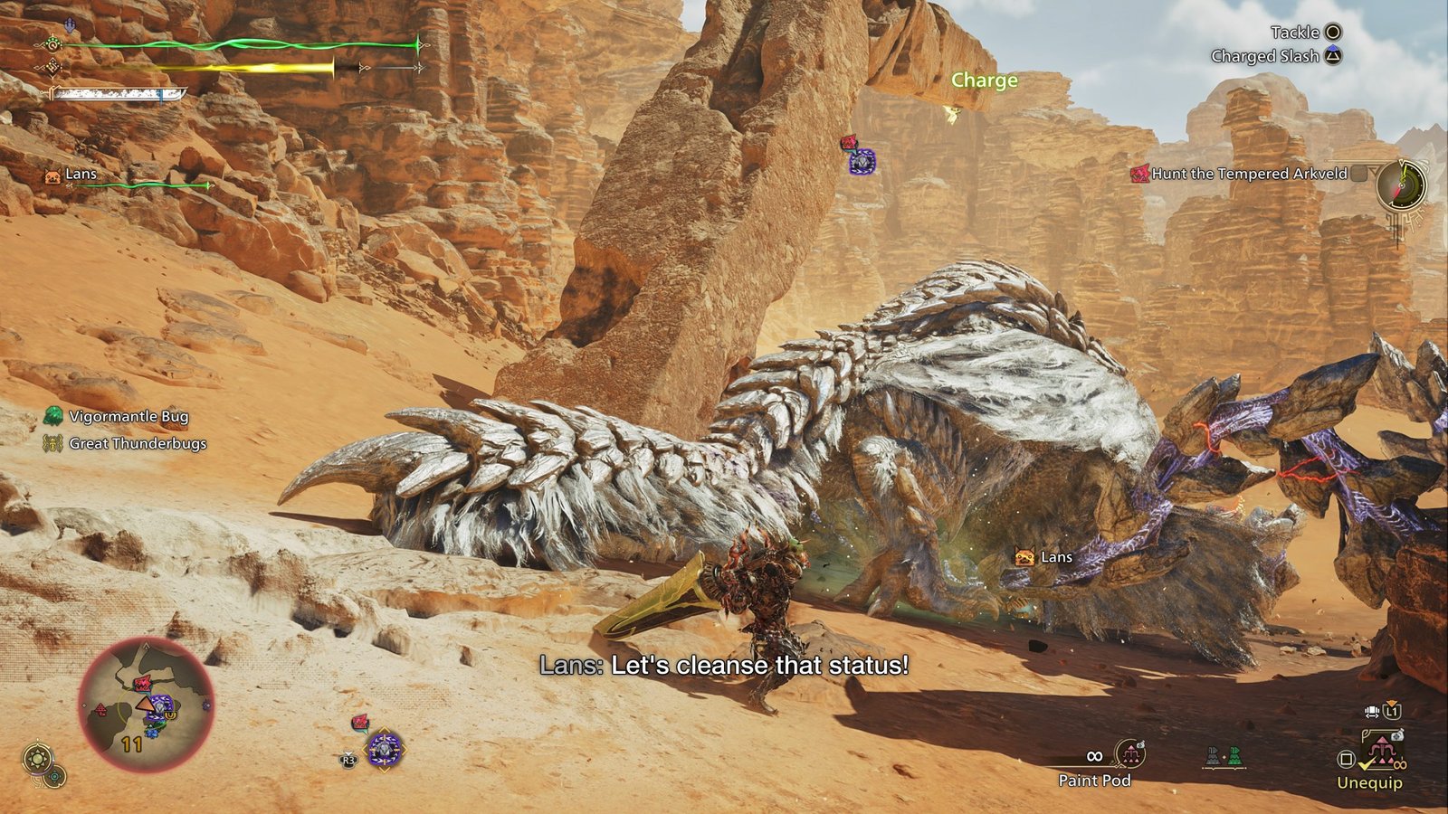 A descriptive image of a Monster Hunter Wilds gameplay scene, showcasing the new endgame monsters and improved graphics, with a focus on the primary keyword phrase Monster Hunter Wilds