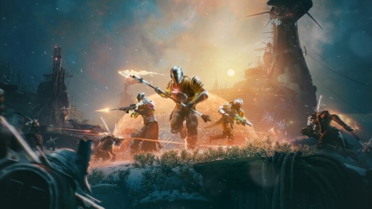 Image of a Destiny 2 character, with a cityscape in the background, representing the upcoming Shadow and Order update, with a mix of colour and lighting that showcases the game's vibrant and immersive world, featuring the primary keyword, Destiny 2, in a descriptive and engaging way, highlighting the game's unique blend of action and adventure, set against a backdrop of stunning visuals and captivating gameplay