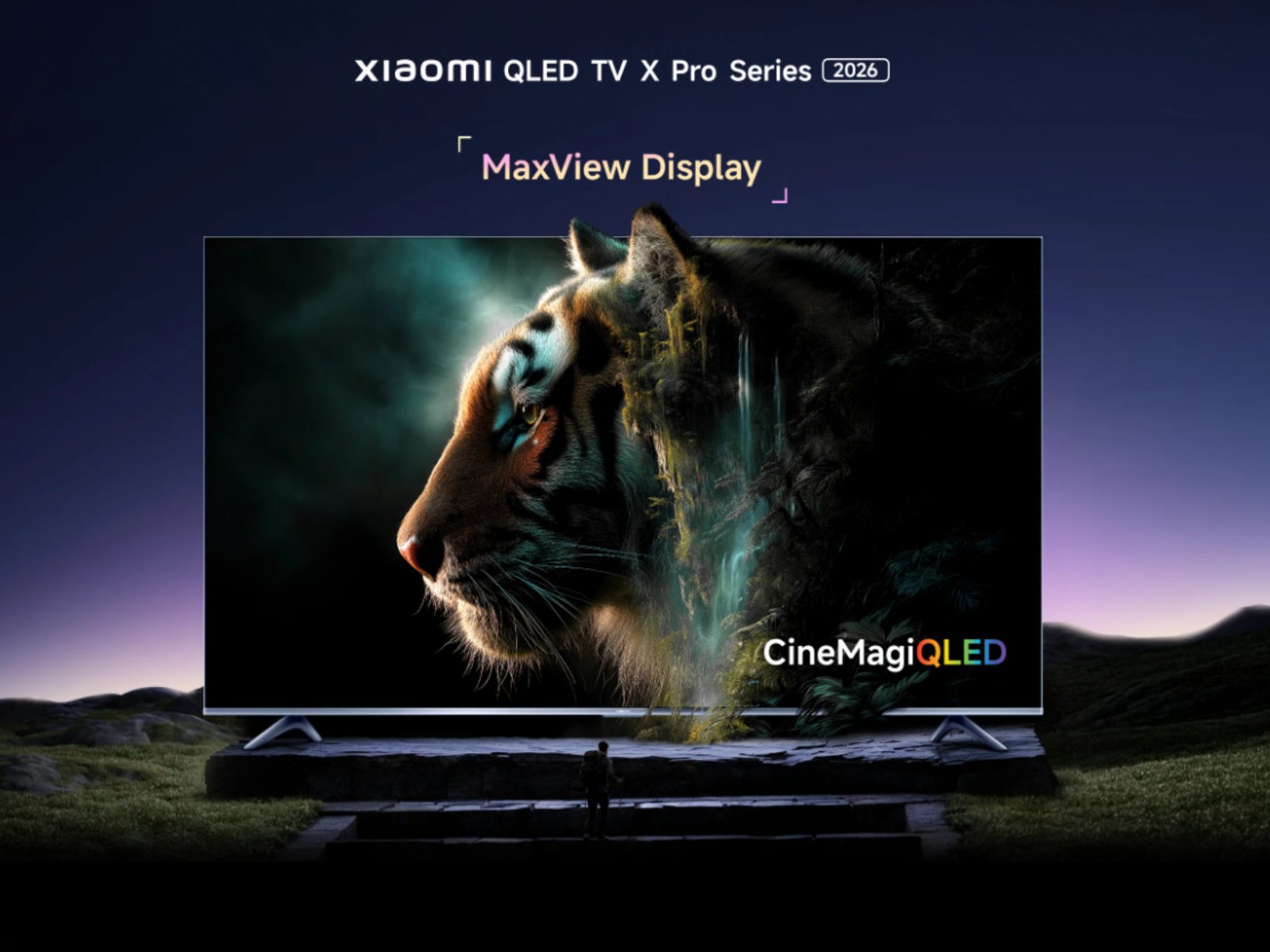 The Xiaomi X Pro QLED TV 2026 features a 75-inch screen with Dolby Vision, providing a truly immersive viewing experience with vibrant colours and crystal-clear sound, perfect for watching your favourite TV shows or playing games with its 120 Hz game mode and 34 W speakers