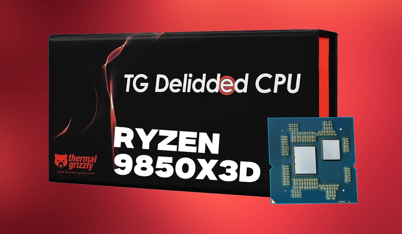 The delidded AMD Ryzen 7 9850X3D processor, featuring a sleek design and enhanced performance, is now available for purchase on Thermal Grizzly's official website, boasting a two-year warranty and competitive pricing, making it an attractive option for gamers seeking to upgrade their systems and experience unparalleled gaming performance with the primary keyword delidded CPU