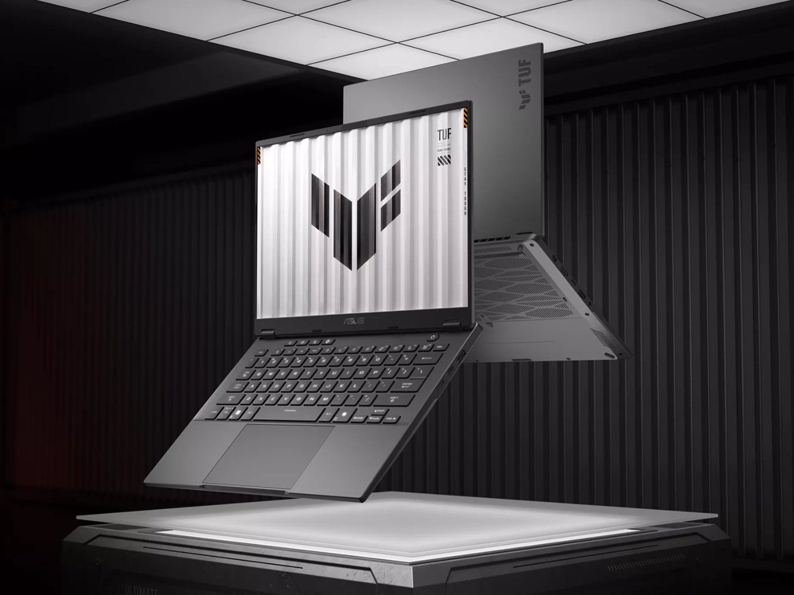 Asus TUF Gaming A14 laptop with Radeon 8060S iGPU, featuring Strix Halo technology, 14-inch gaming laptop with sleek design and exceptional performance, perfect for on-the-go gaming