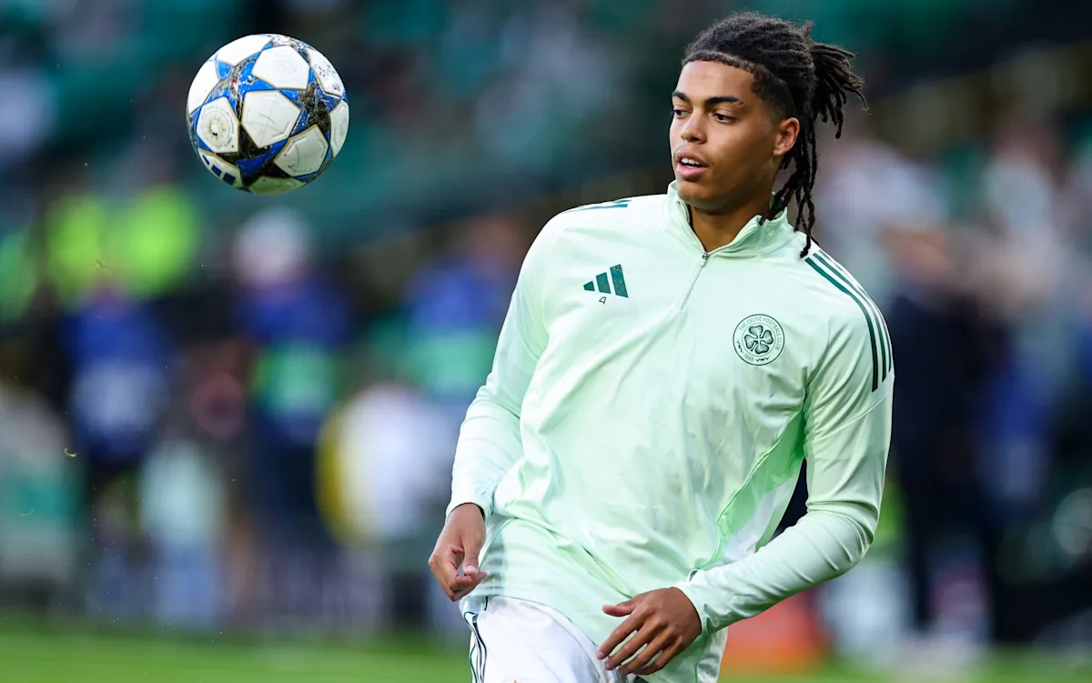 Jahmai Simpson-Pusey in action for Celtic