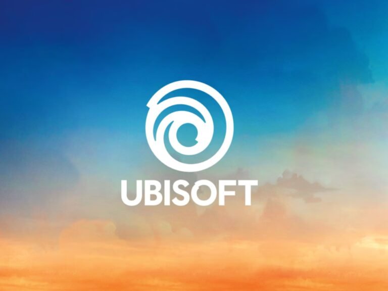 Ubisoft's logo on a colourful background, symbolising the company's vibrant and diverse range of gaming projects, including action-adventure and role-playing games