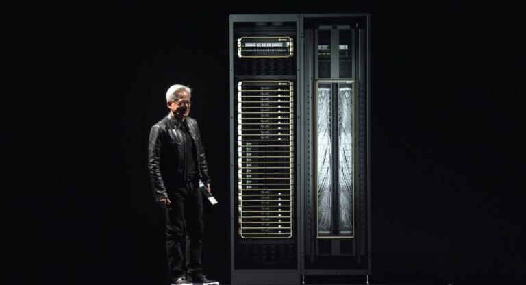 NVIDIA's Blackwell Ultra GB300 AI racks are designed to deliver optimal long-context performance, with a 50x increase in throughput per megawatt compared to Hopper GPUs, making them ideal for businesses and organisations looking to capitalise on the agentic AI wave, with potential applications in various industries such as healthcare, finance, and technology, and featuring a sleek and modern design with advanced cooling systems and high-performance computing capabilities