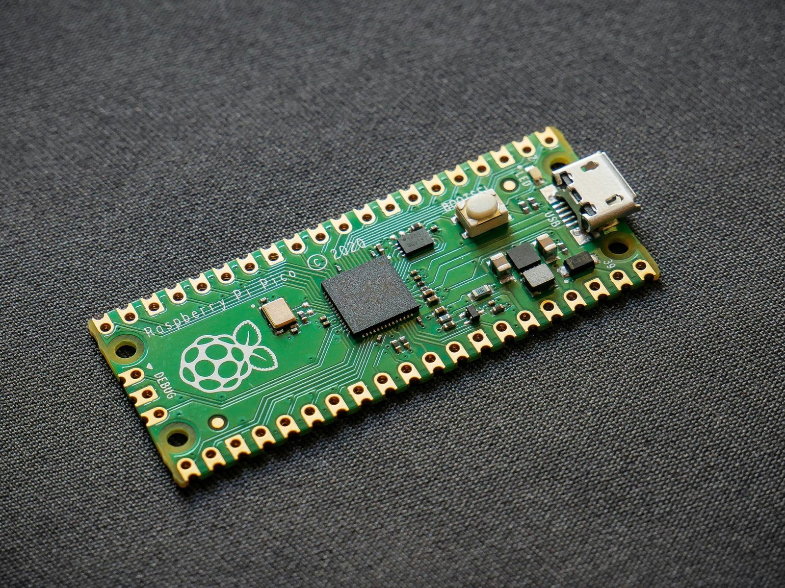 A close-up of the Raspberry Pi's processor, with a clock speed overlay, highlighting the device's overclocking potential and the primary keyword, Raspberry Pi