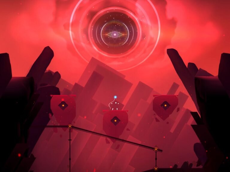 Wordless 2D platformer game featured image, showing a character navigating a colourful platforming sequence with enemies and power-ups, highlighting the game's fast-paced action and challenging gameplay, available now on Steam with a 60% discount