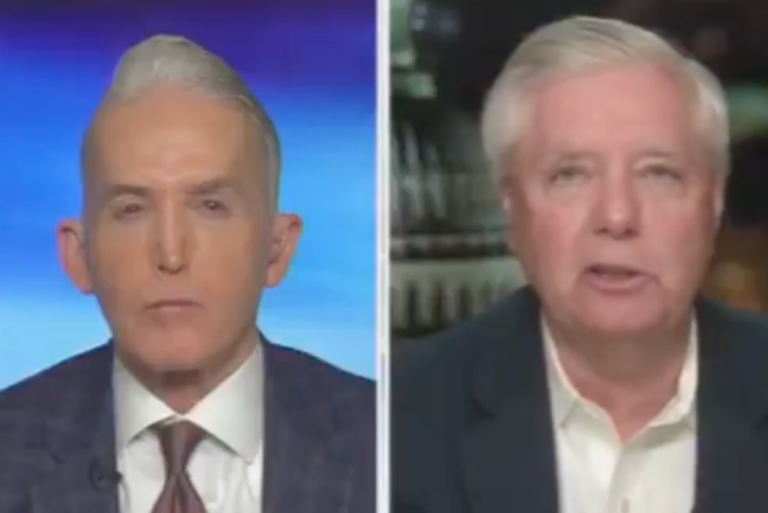 Lindsey Graham and Donald Trump in a meeting, with a map of the Middle East in the background, as the primary keyword 'Lindsey Graham' is discussed in relation to the next potential target on Trump's radar