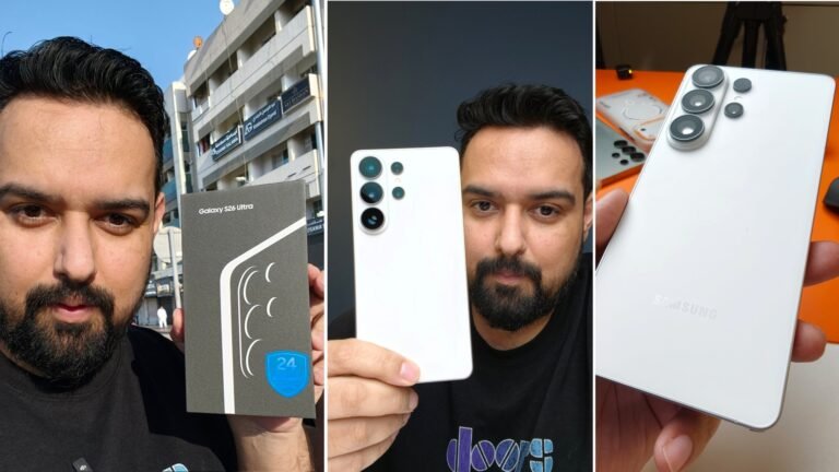 The Samsung Galaxy S26 Ultra is showcased in a hands-on comparison with the iPhone 17 Pro Max, Vivo X300 Pro, and Galaxy S25 Ultra, highlighting its sleek design, high-quality camera, and fast charging capabilities, making it a top contender in the flagship market with its powerful processor and ample storage