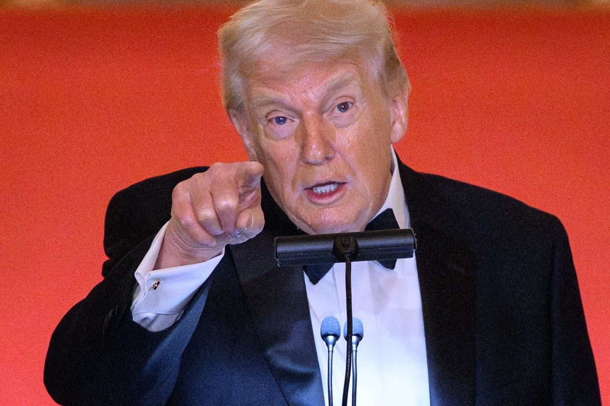 A photo of Donald Trump with a red block symbol over a report, symbolising the judge's decision to block the release of the Jack Smith report, a significant development in the ongoing investigation