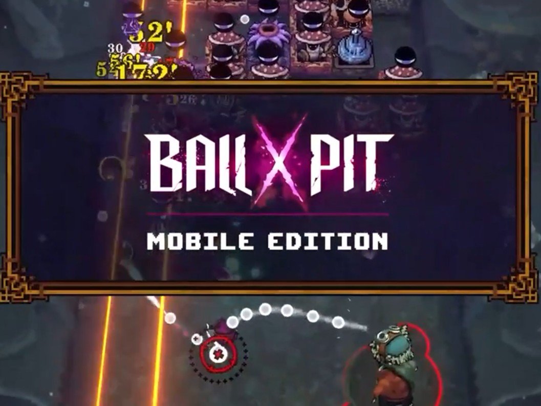 Ball x Pit mobile game screenshot, featuring a colourful and challenging gameplay environment, with a focus on mobile gaming and affordable entertainment options