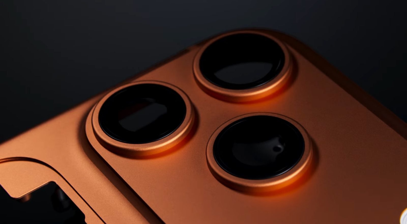 The iPhone 17 Pro Max in 'Cosmic Orange' colour, a luxury smartphone that has taken China by storm, with its sleek design and exclusive colour option making it a must-have product for Chinese consumers