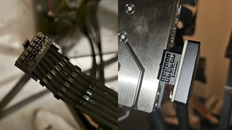 A melted Wireview GPU PRO and cable, the consequence of extreme overclocking and shunt-modding on an RTX 5090. The image highlights the importance of heeding warnings and respecting the limits of one's hardware, with a focus on the primary keyword phrase 'RTX 5090 shunt modding'