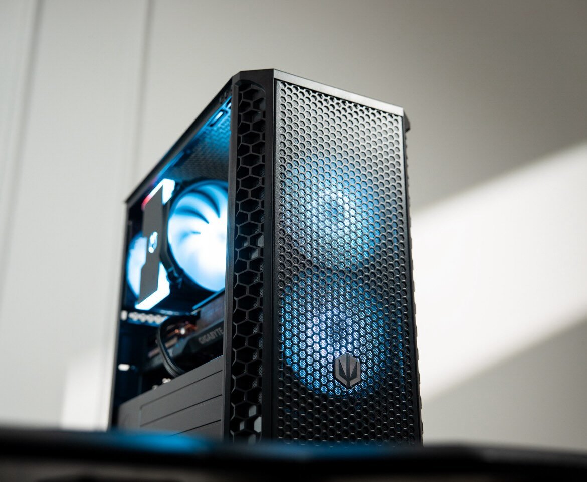 The Endorfy Signum M30 Air and M30 ARGB mini tower PC cases, showcasing their sleek designs and customisable lighting effects, perfect for gamers and enthusiasts seeking high-quality PC hardware with a unique blend of style and performance