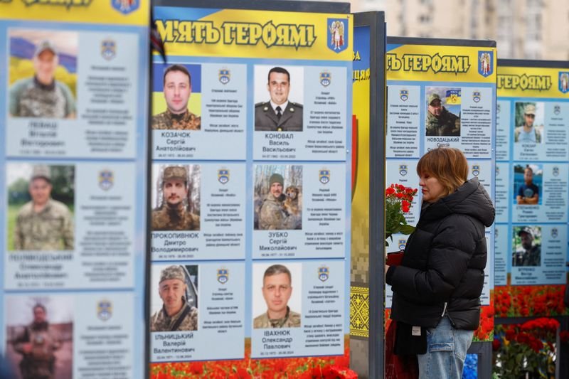 A Ukrainian flag waving in the wind, symbolising the country's struggle for independence and sovereignty in the face of invasion and conflict, with the international community providing support and unity