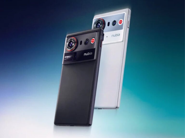 Nubia's MWC 2026 teaser image, showcasing a silhouette of a foldable device with a cityscape in the background, hinting at the company's focus on innovation and cutting-edge technology, with the primary keyword 'Nubia' featured prominently.