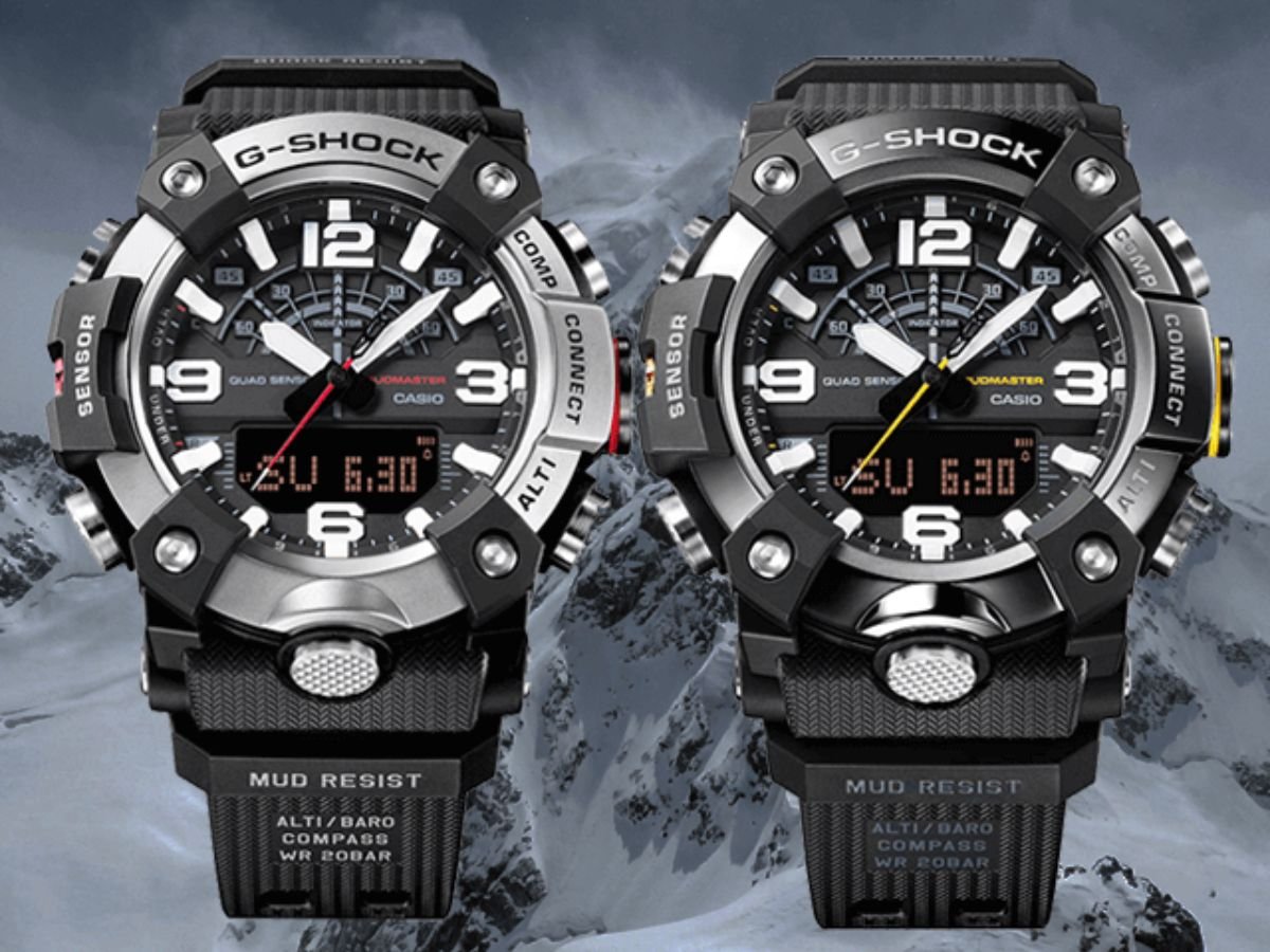 The new Casio G-Shock GG-B100 metal bezel watches feature steel bezels, quad sensors, and Bluetooth connectivity, making them a great choice for outdoor enthusiasts and fitness aficionados alike, with a focus on G-Shock watches