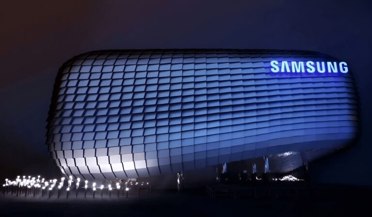 A close-up of a Samsung Galaxy smartphone with a blurred background, symbolizing the company's focus on innovation and technology, with the primary keyword 'Galaxy Unpacked' featured prominently