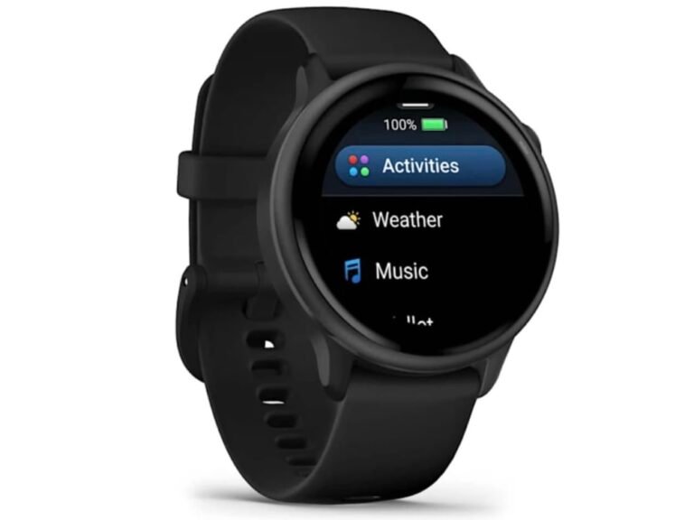 The Garmin Vivoactive 6 smartwatch, featuring a colour touchscreen display and sleek design, perfect for fitness enthusiasts and everyday use, with advanced features such as water resistance and fitness tracking, now available at an affordable price in the UK