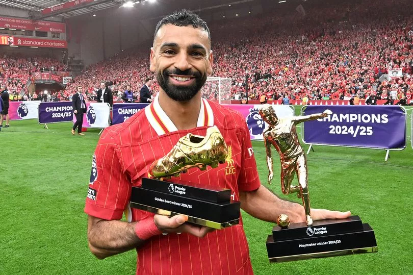 Mohamed Salah in action for Liverpool