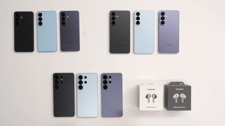 The new Galaxy S26 series smartphone with a large storage capacity and a gift card, available for pre-order on Amazon UK with a price cut on Galaxy Buds4 Pro wireless earbuds